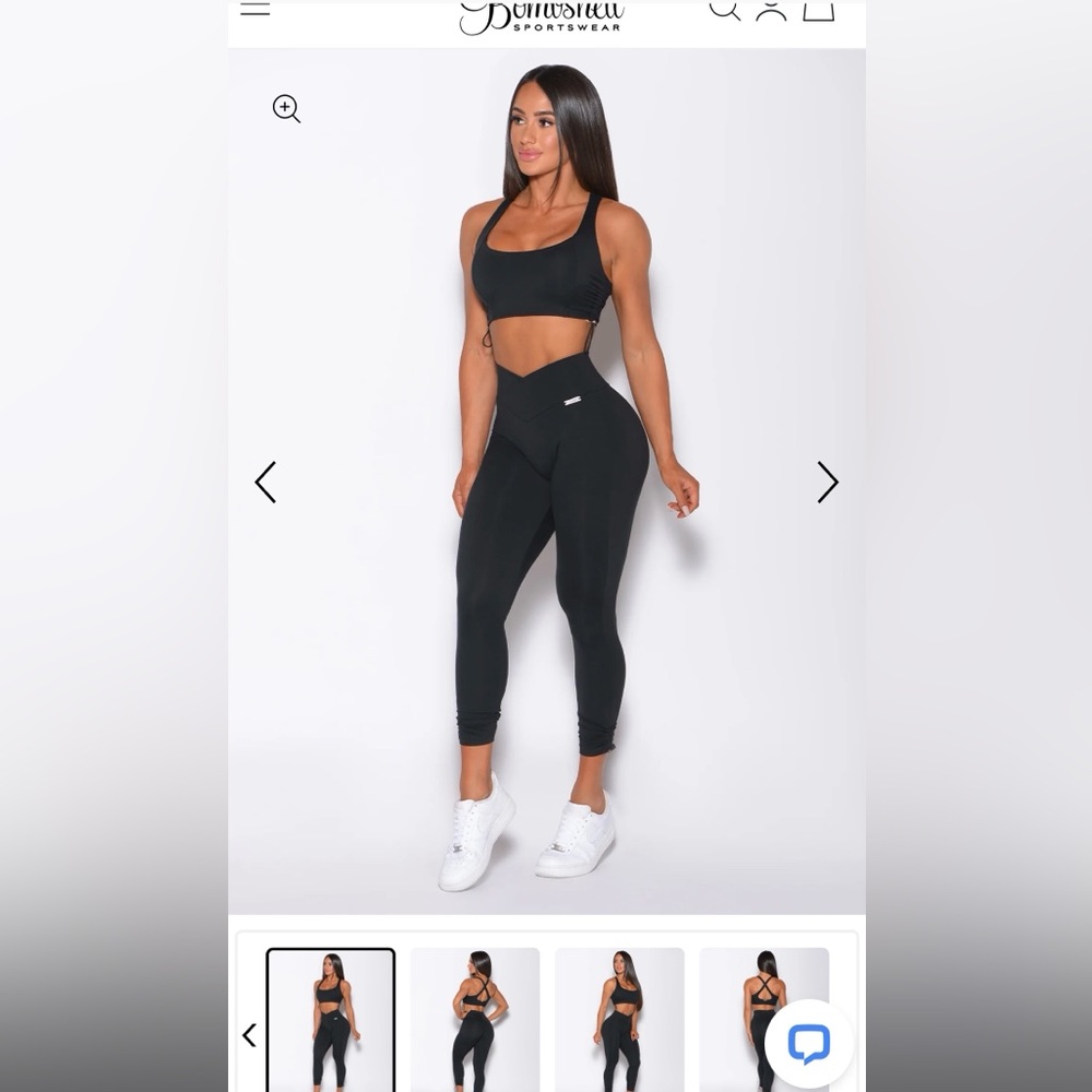 BOMBSHELL SPORTSWEAR TOGGLE LEGGINGS , SCRUNCH BUTT  SIZE SMALL